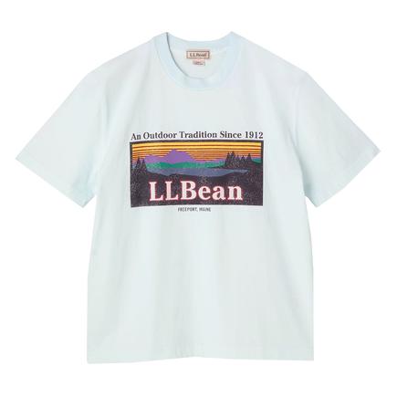 L.L.Bean ウィメンズモリル S/S カタディンロゴ Tシャツ