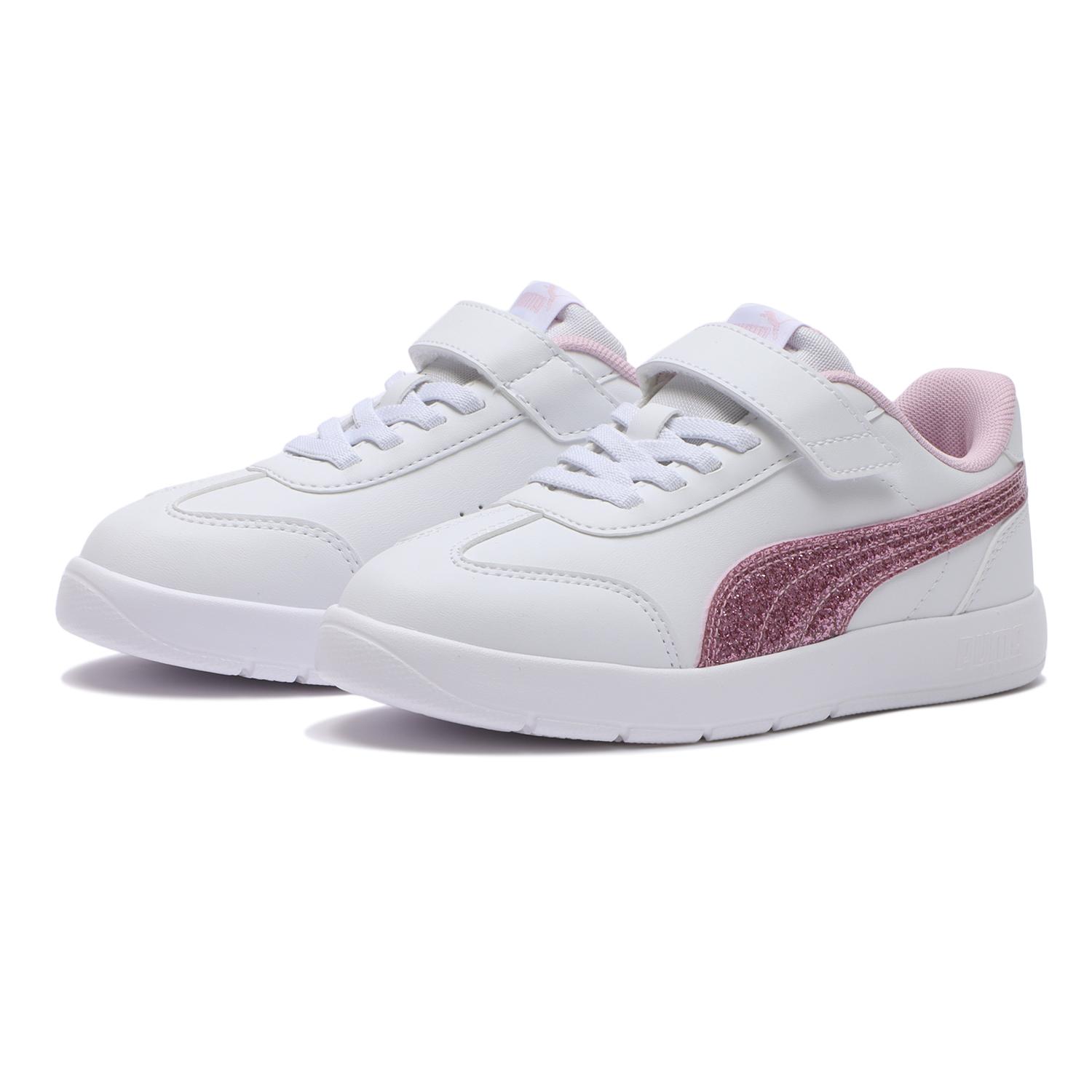 キッズ 【PUMA】 プーマ 17-21 COURTFLEX V3 T2 GL AC+PS コート