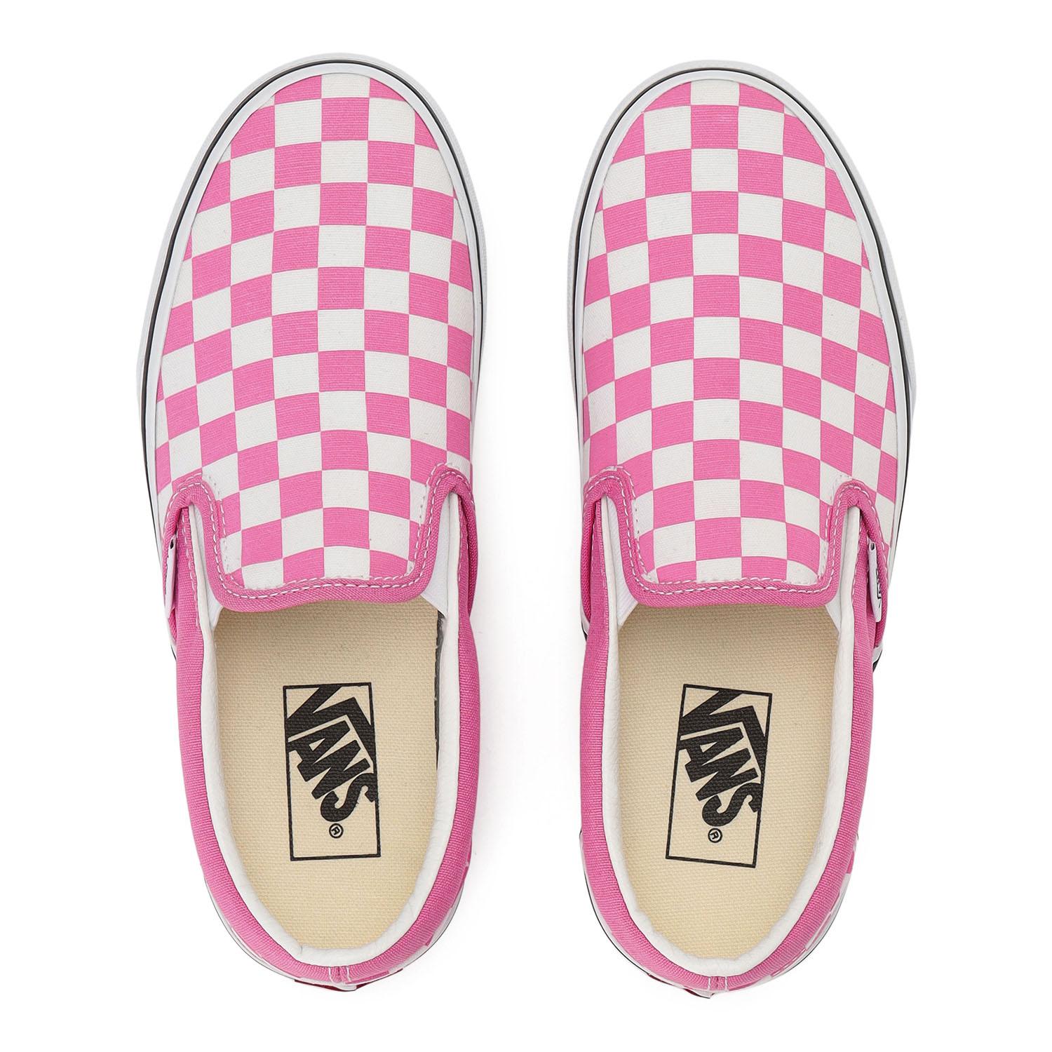 VANS】 ヴァンズ CLASSIC SLIP-ON スリッポン VN000D6YFRQ CHECK PINK