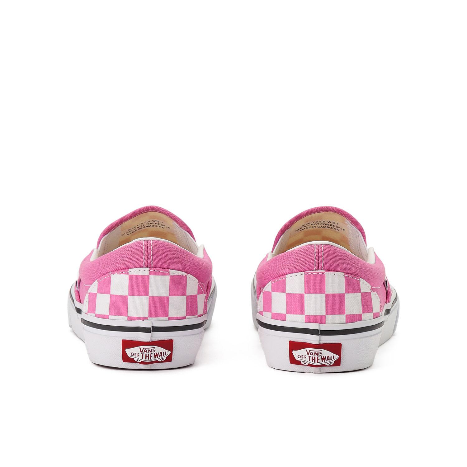 VANS】 ヴァンズ CLASSIC SLIP-ON スリッポン VN000D6YFRQ CHECK PINK