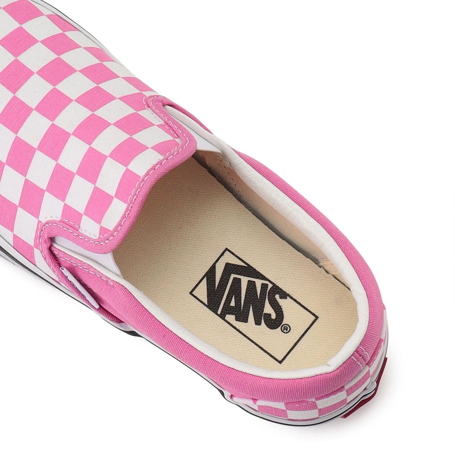 VANS】 ヴァンズ CLASSIC SLIP-ON スリッポン VN000D6YFRQ CHECK PINK
