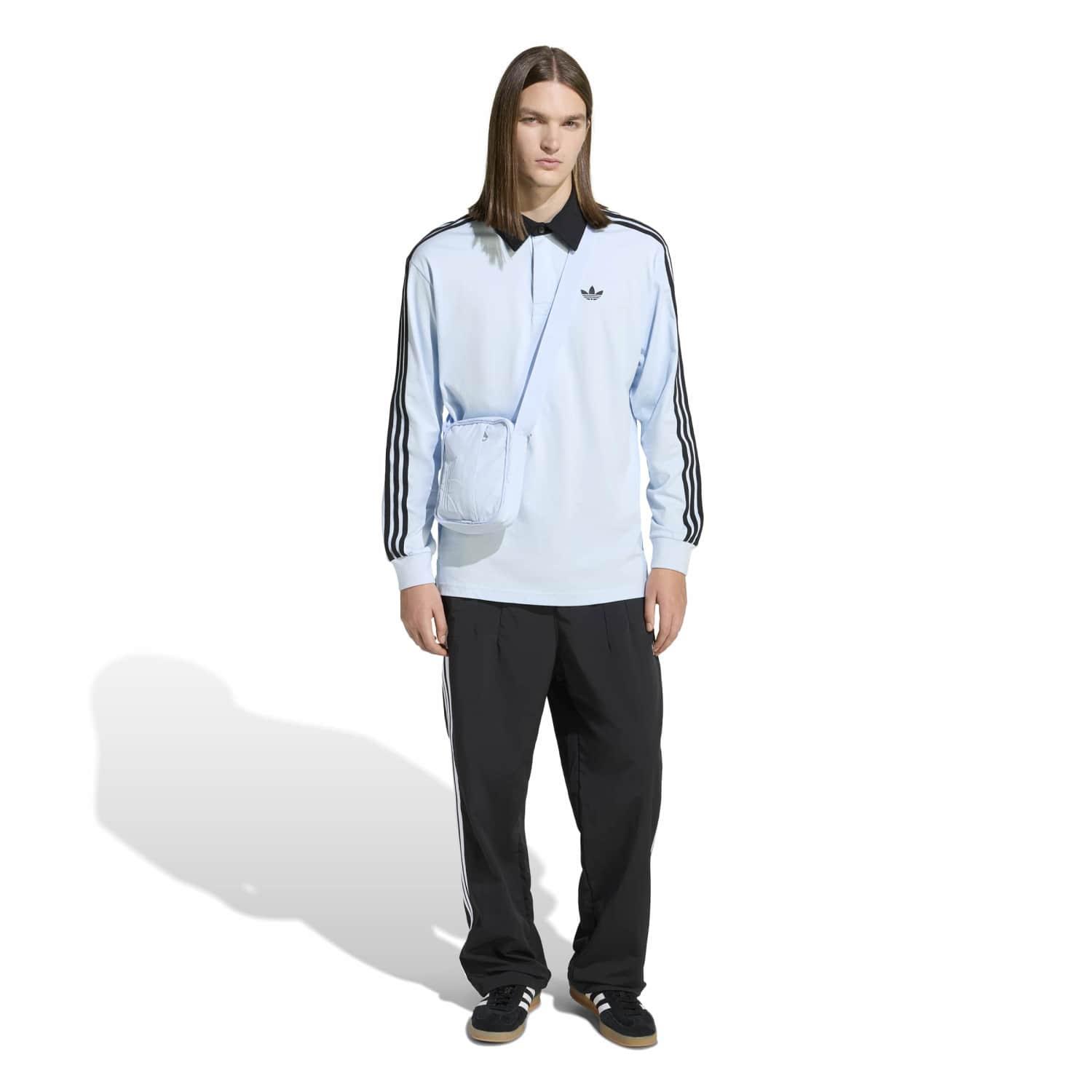 adidas】 アディダス M 3ST RUGBY LS POLO ロングスリーブ KE2445