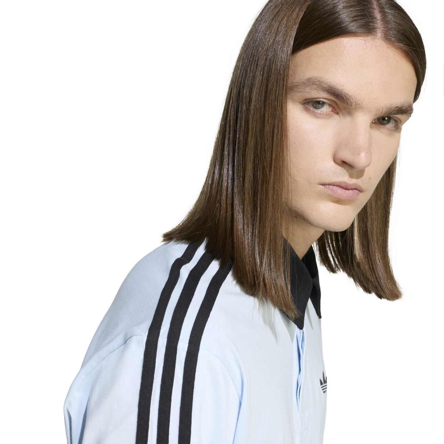 adidas】 アディダス M 3ST RUGBY LS POLO ロングスリーブ KE2445