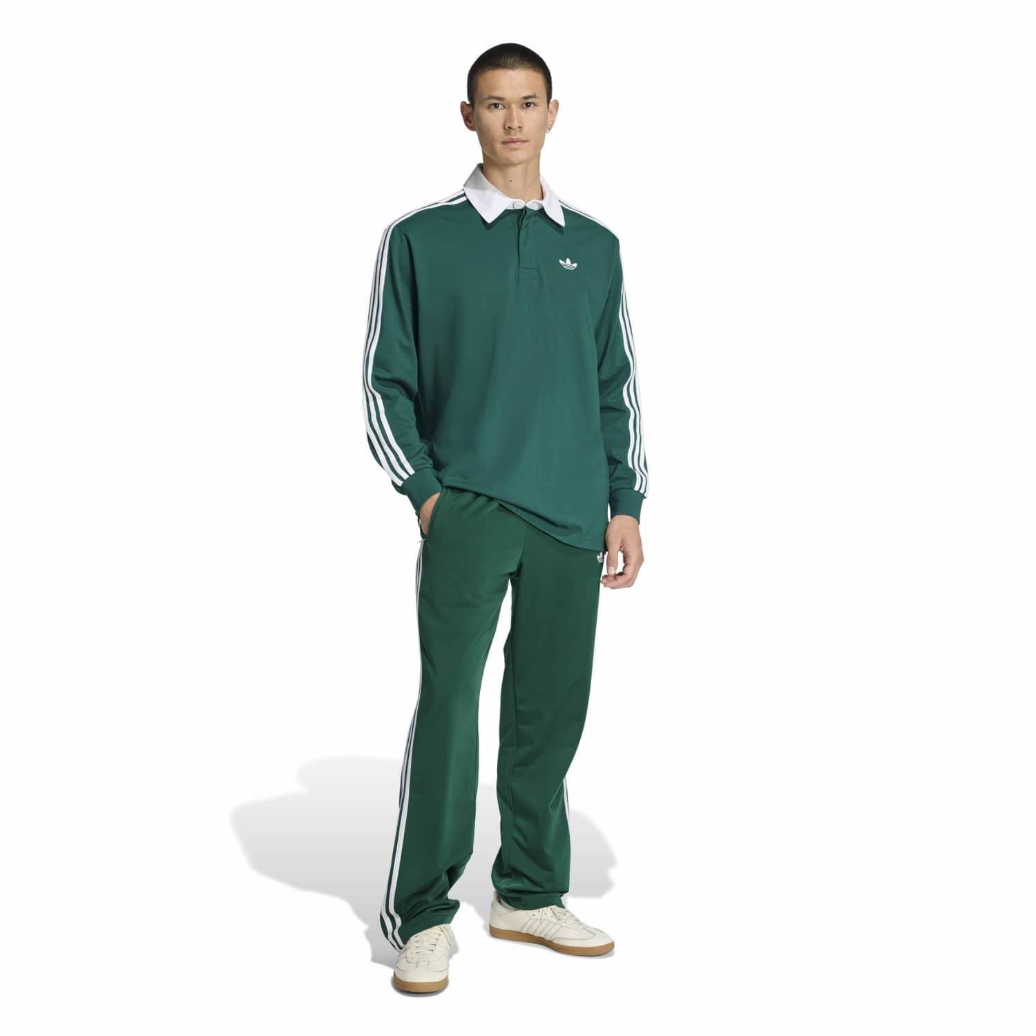 adidas】 アディダス M 3ST RUGBY LS POLO ロングスリーブ KE3572