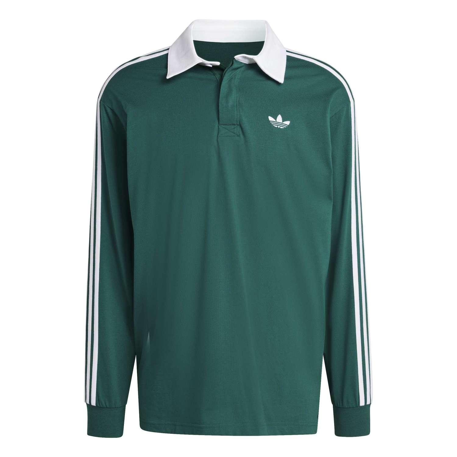 adidas】 アディダス M 3ST RUGBY LS POLO ロングスリーブ KE3572