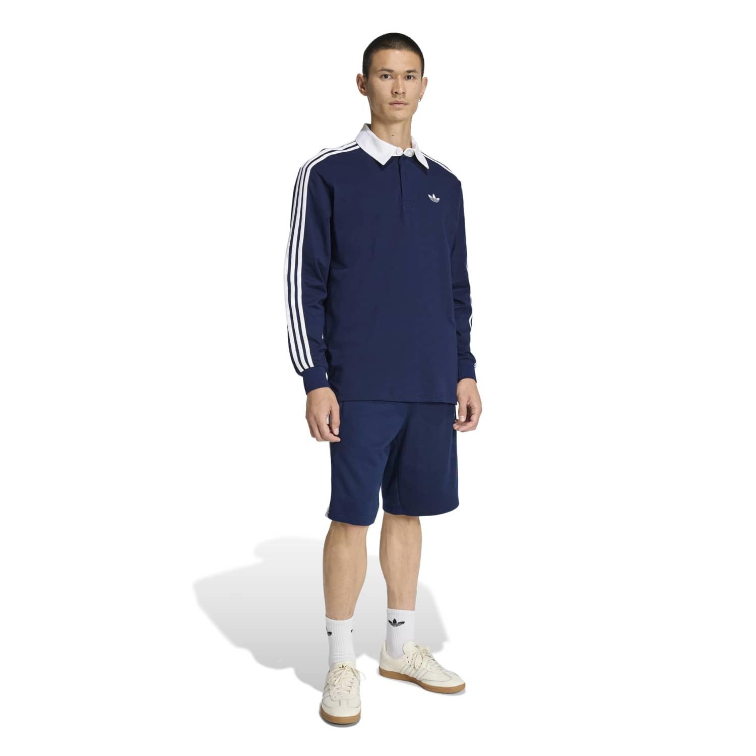 adidas】 アディダス M 3ST RUGBY LS POLO ロングスリーブ KE3574