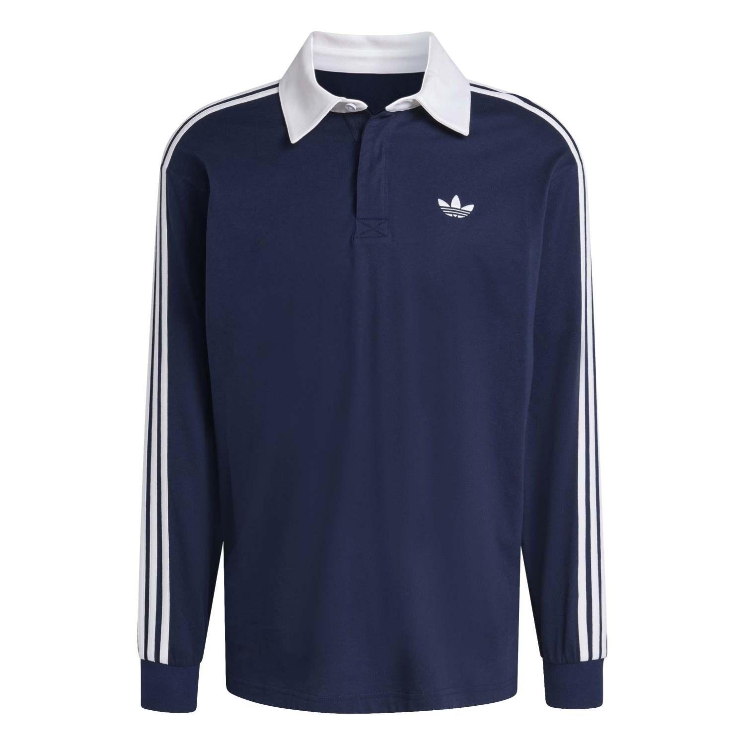 adidas】 アディダス M 3ST RUGBY LS POLO ロングスリーブ KE3574