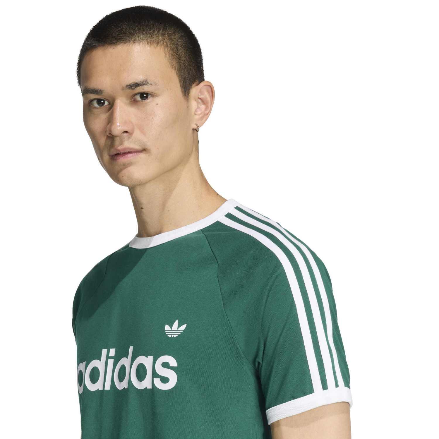 adidas】 アディダス M 3-STRIPES SLIM RINGER TEE ショートスリーブ