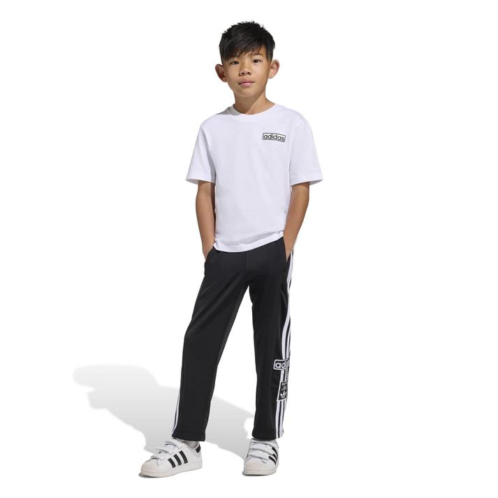 �y���������z �L�b�Y �yadidas�z �A�f�B�_�X K ADIBREAK TEE SET �Z�b�g�A�b�v KD3990 WHITE/BLACK 120