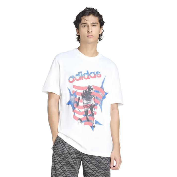 adidas �V���[�g�X���[�u WHITE