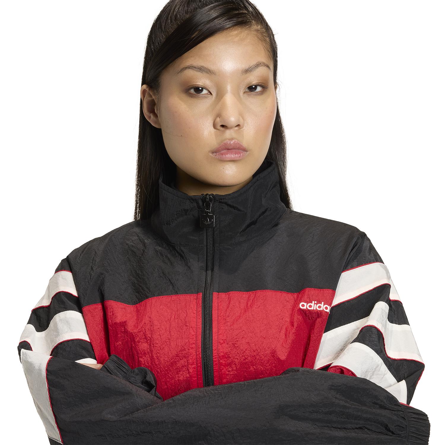 レディース 【adidas】 アディダス W SANTIAGO WOVEN TRACKTOP 