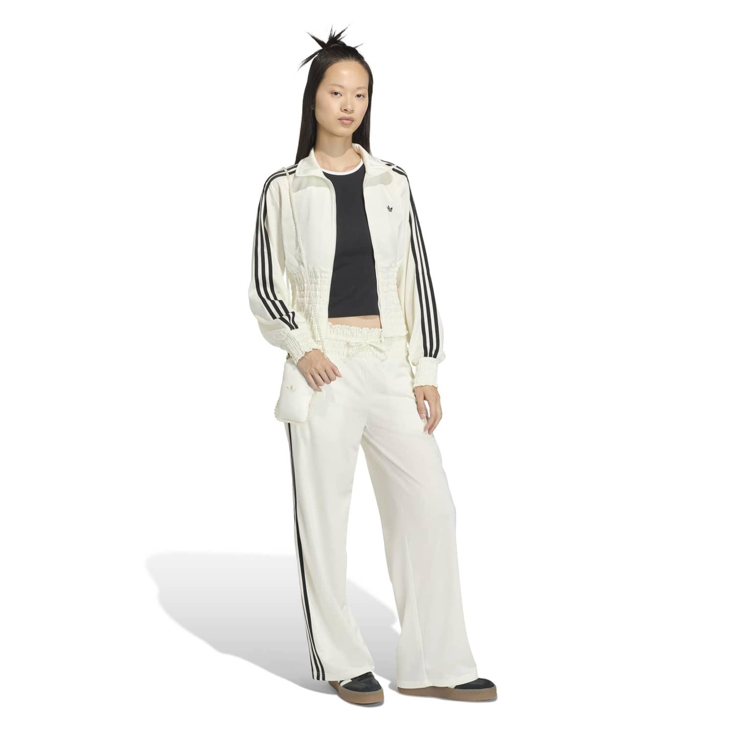 レディース 【adidas】 アディダス W SMOCKED FIREBIRD TRACKPANTS