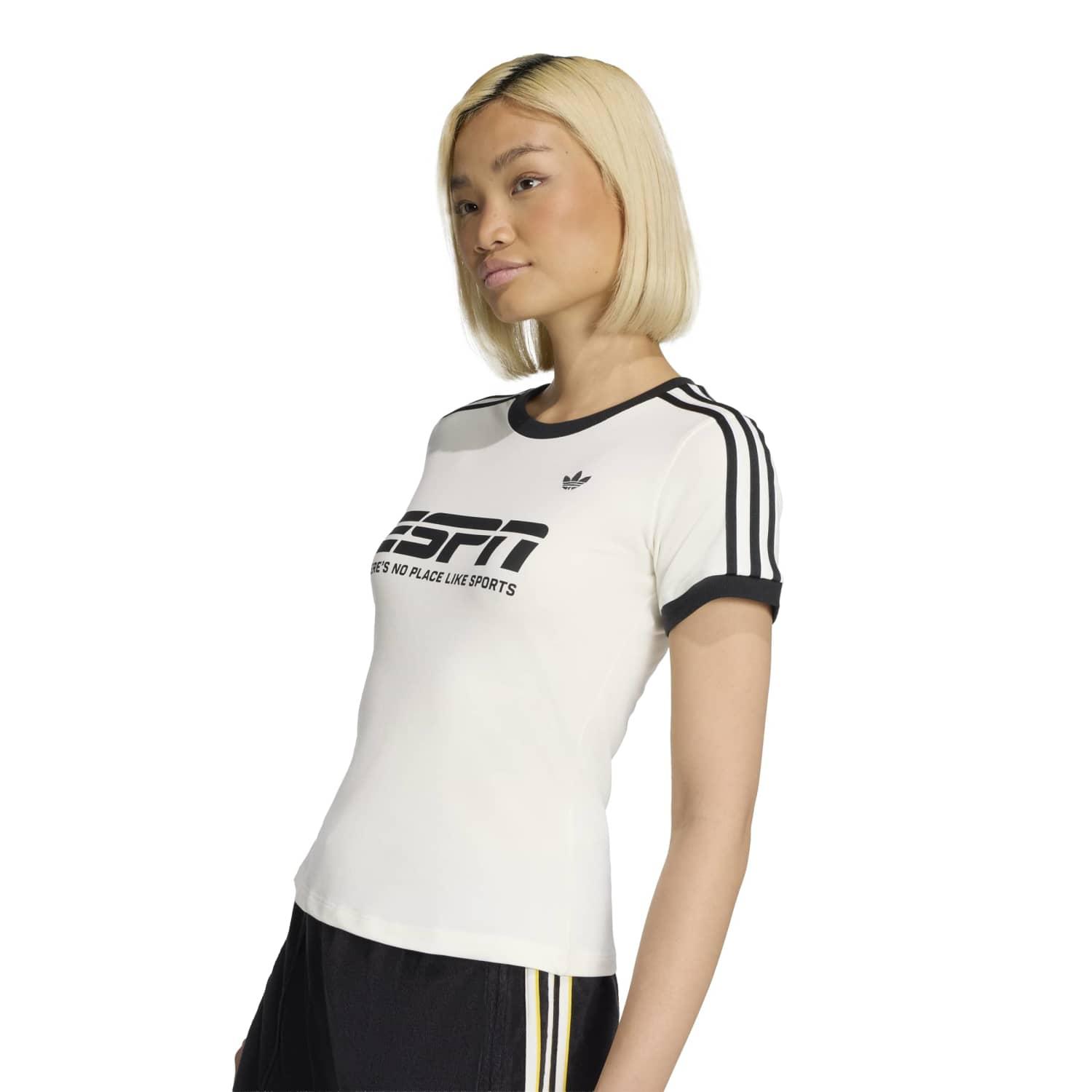 レディース 【adidas】 アディダス W COTTON CALI TEE WITH SPONSOR