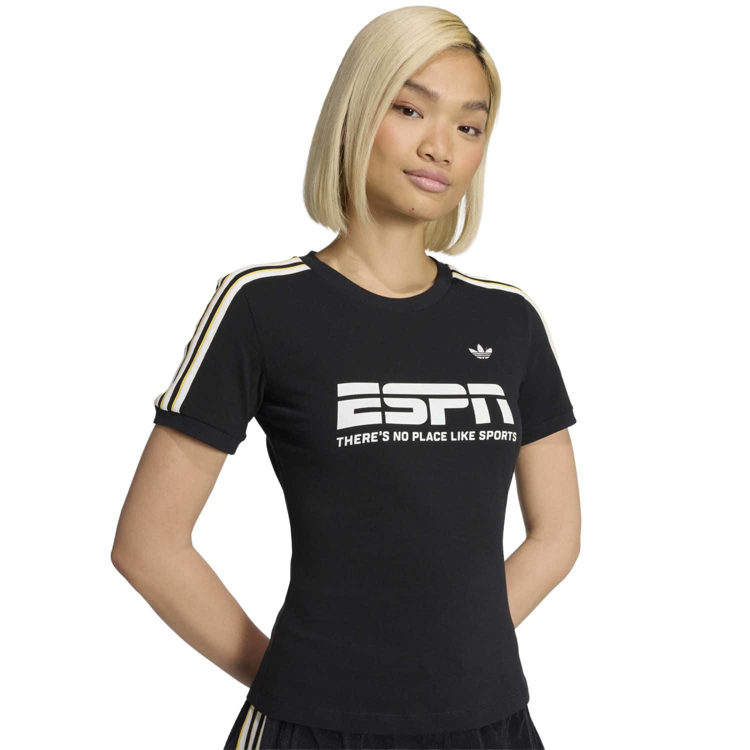 レディース 【adidas】 アディダス W COTTON CALI TEE WITH SPONSOR