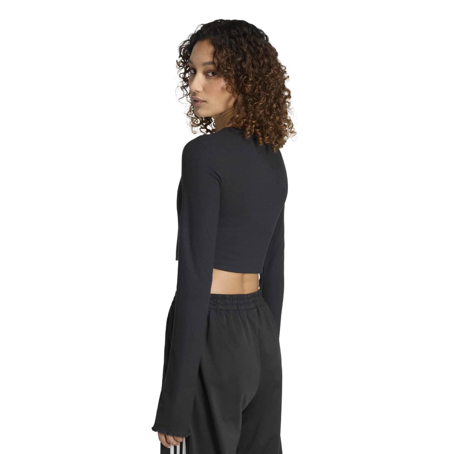 レディース 【adidas】 アディダス W ESS SCALLOPED EDGE LS ロング