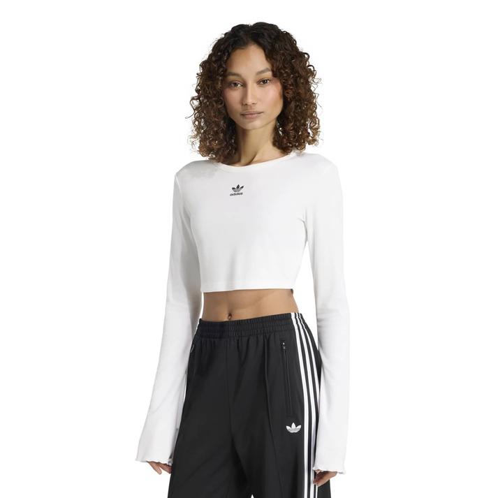 adidas �����O�X���[�u WHITE