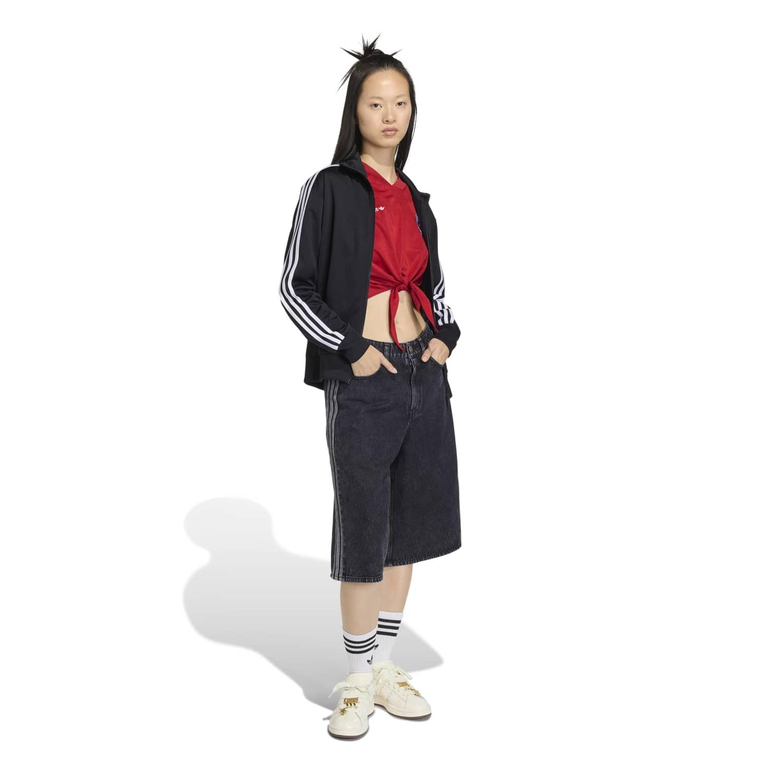 レディース 【adidas】 アディダス W FIREBIRD DENIM JORTS ショート