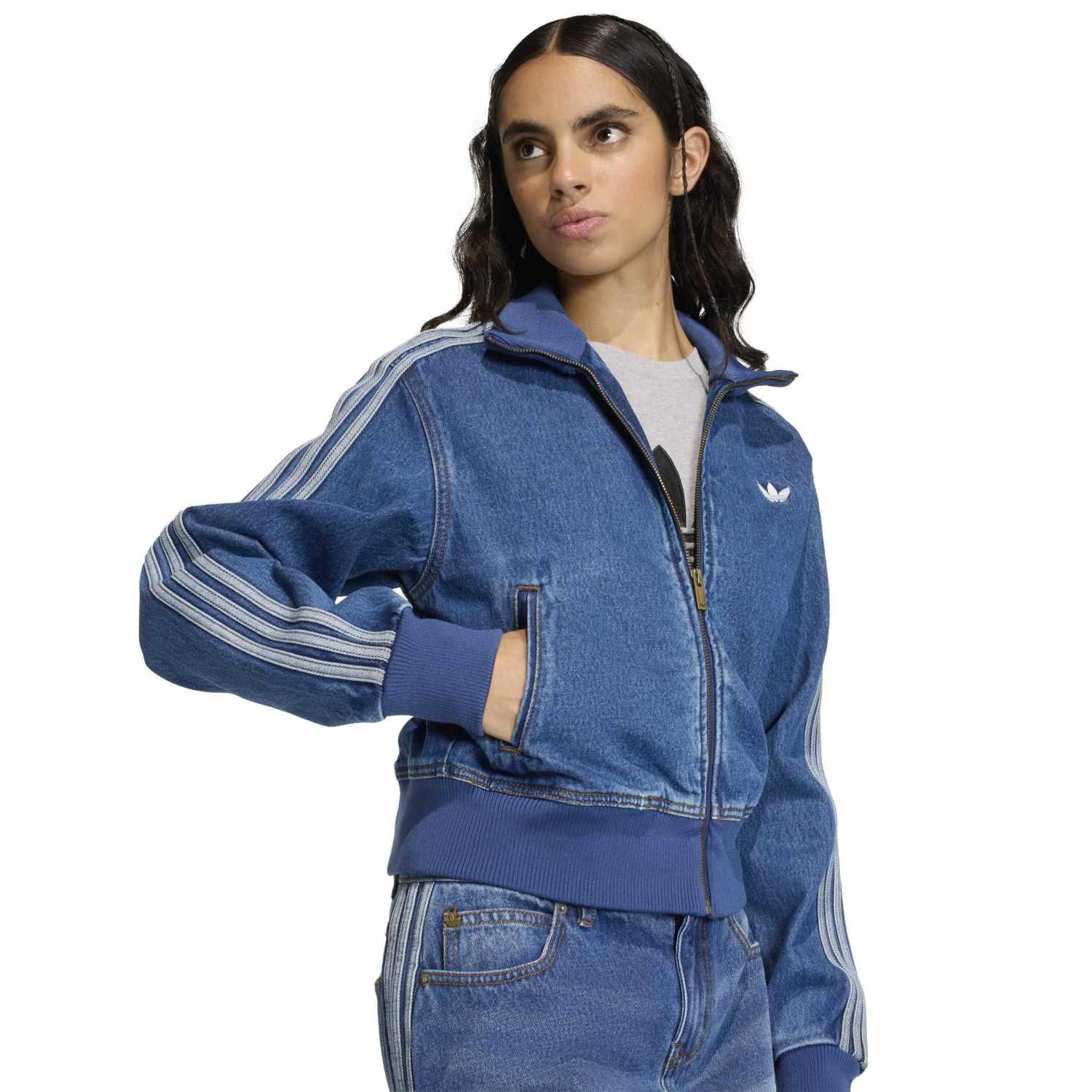 レディース 【adidas】 アディダス W FIREBIRD DENIM TRACKTOP