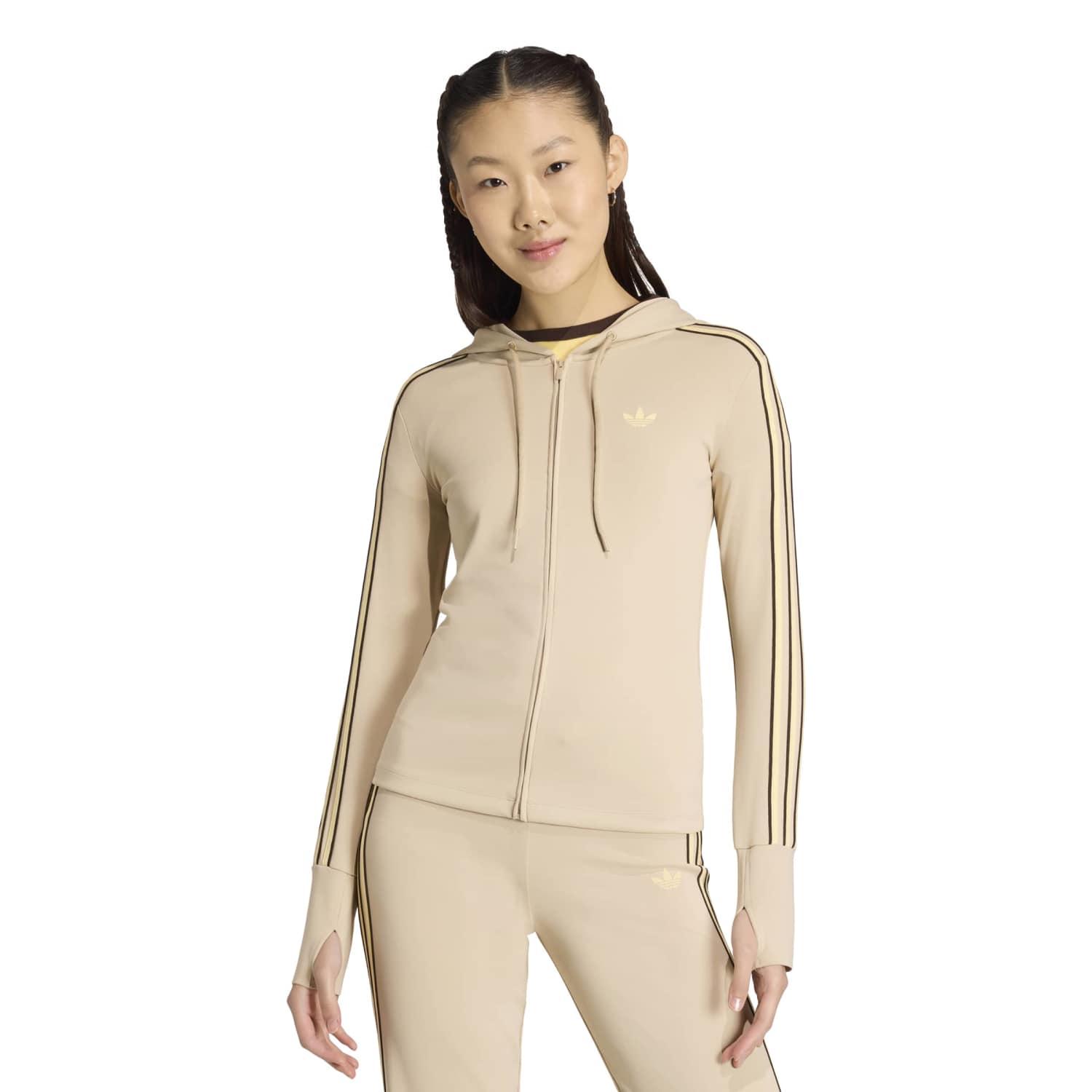 レディース 【adidas】 アディダス W HOODED ZIPPER(ADV) スウェット