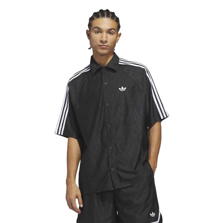 adidas �V���[�g�X���[�u BLACK