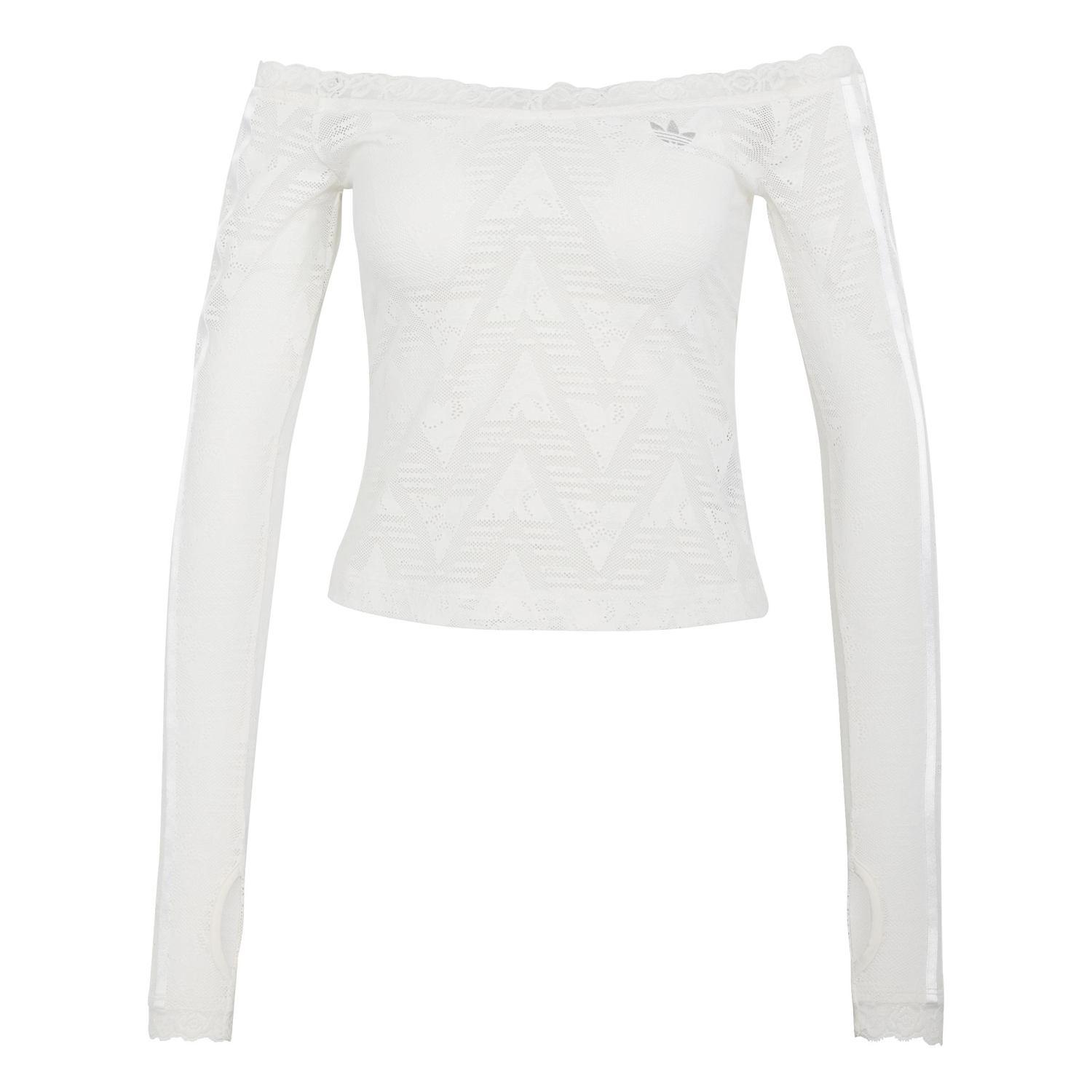 レディース 【adidas】 アディダス W LACE BARDOT LS ロングスリーブ