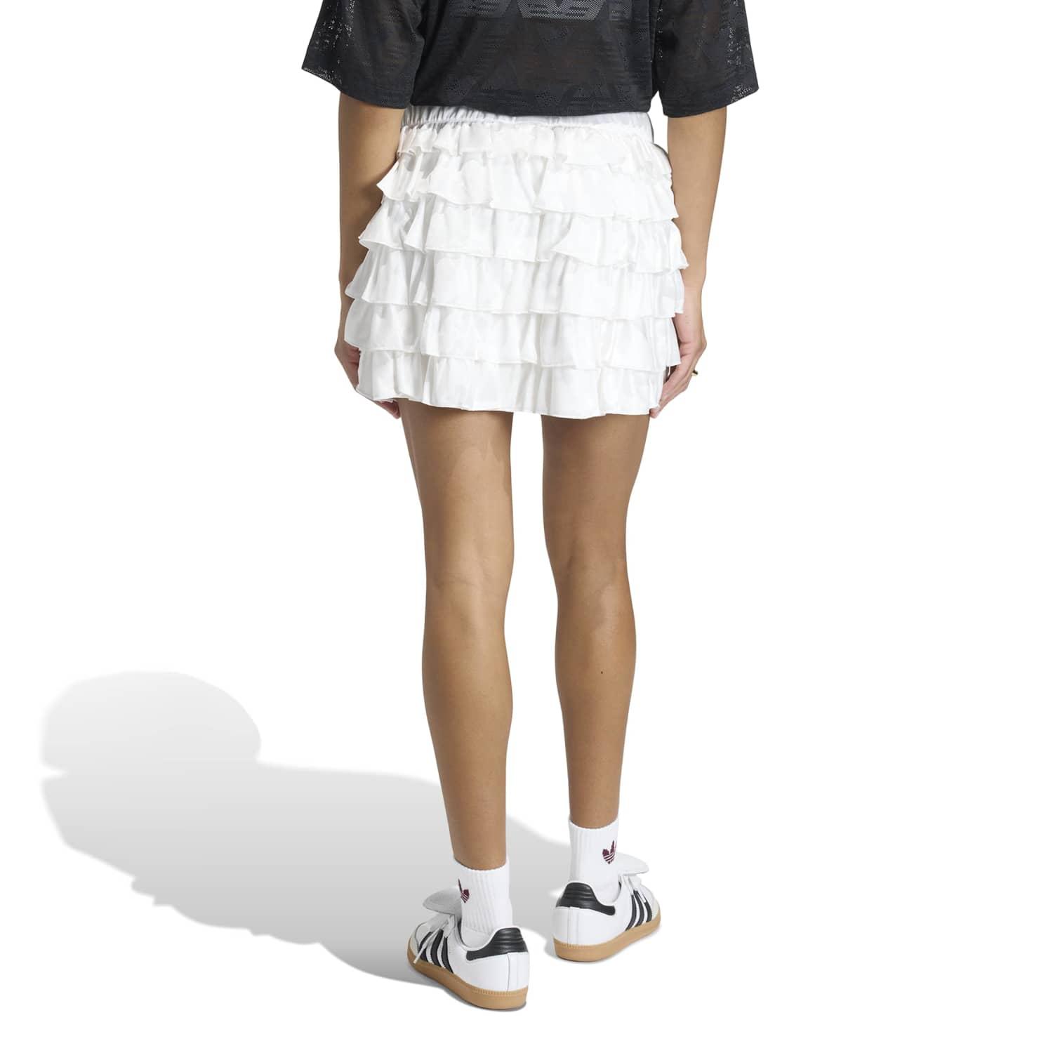 レディース 【adidas】 アディダス W LACE RUFFLE MINI SKIRT スカート