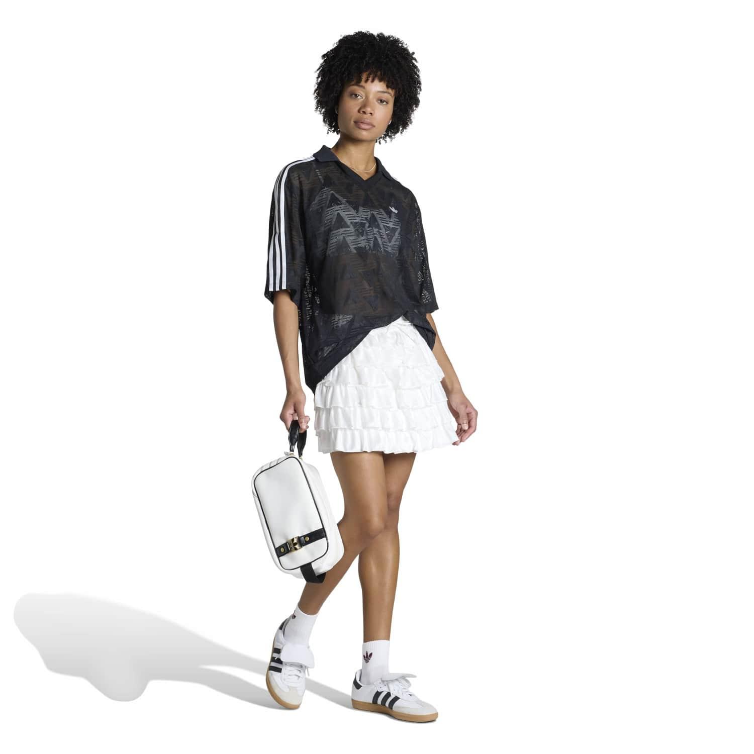 レディース 【adidas】 アディダス W LACE RUFFLE MINI SKIRT スカート