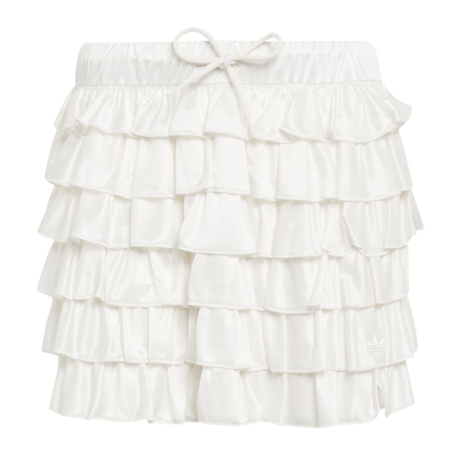 レディース 【adidas】 アディダス W LACE RUFFLE MINI SKIRT スカート