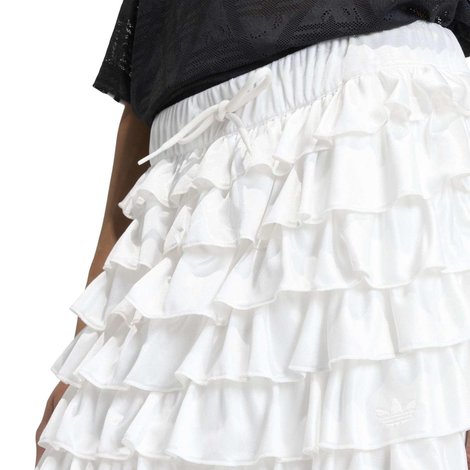 レディース 【adidas】 アディダス W LACE RUFFLE MINI SKIRT スカート
