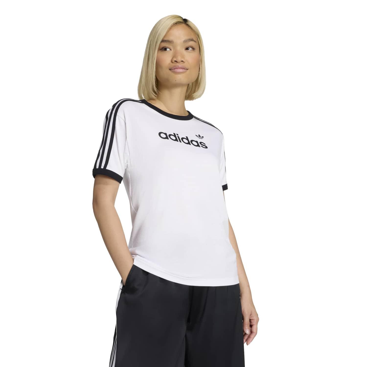 たたん　COREFIT3点セット レディース 【adidas】 アディダス W LINEAR TEE ショートスリーブ