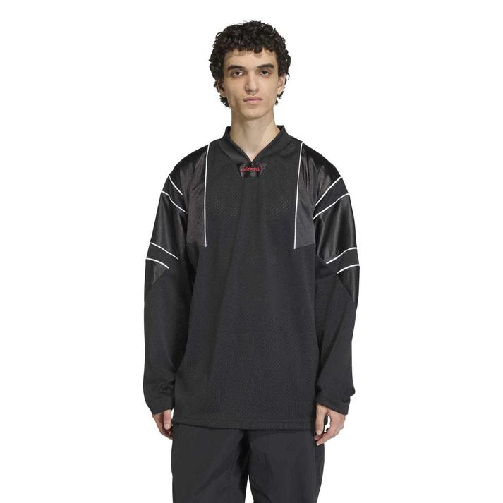 adidas �����O�X���[�u BLACK