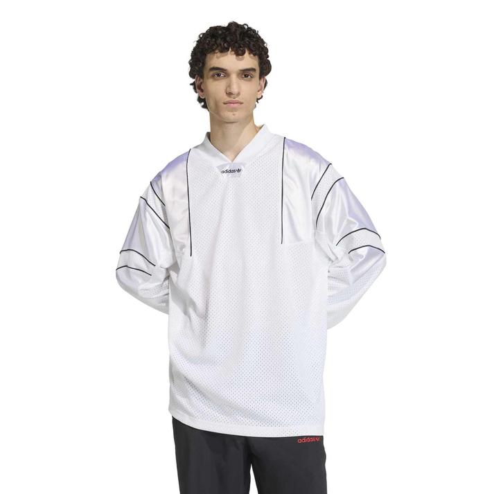 adidas �����O�X���[�u WHITE