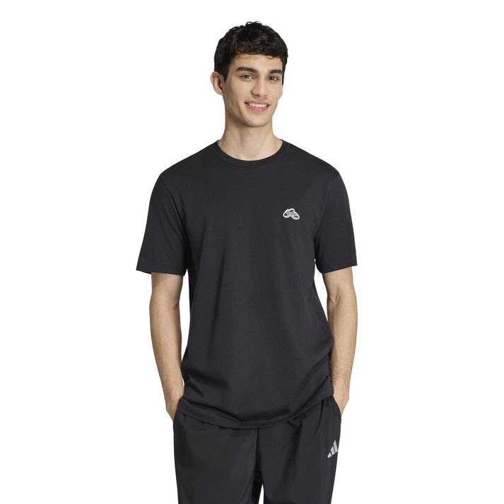 adidas �V���[�g�X���[�u BLACK