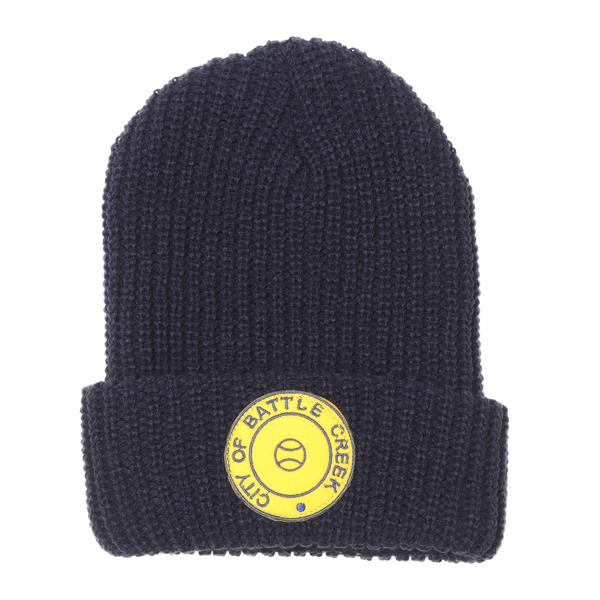 COOPERSTOWN リブニットキャップ ブルー FREE