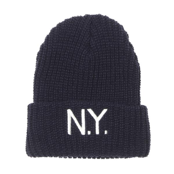 COOPERSTOWN リブニットキャップ ブルー FREE