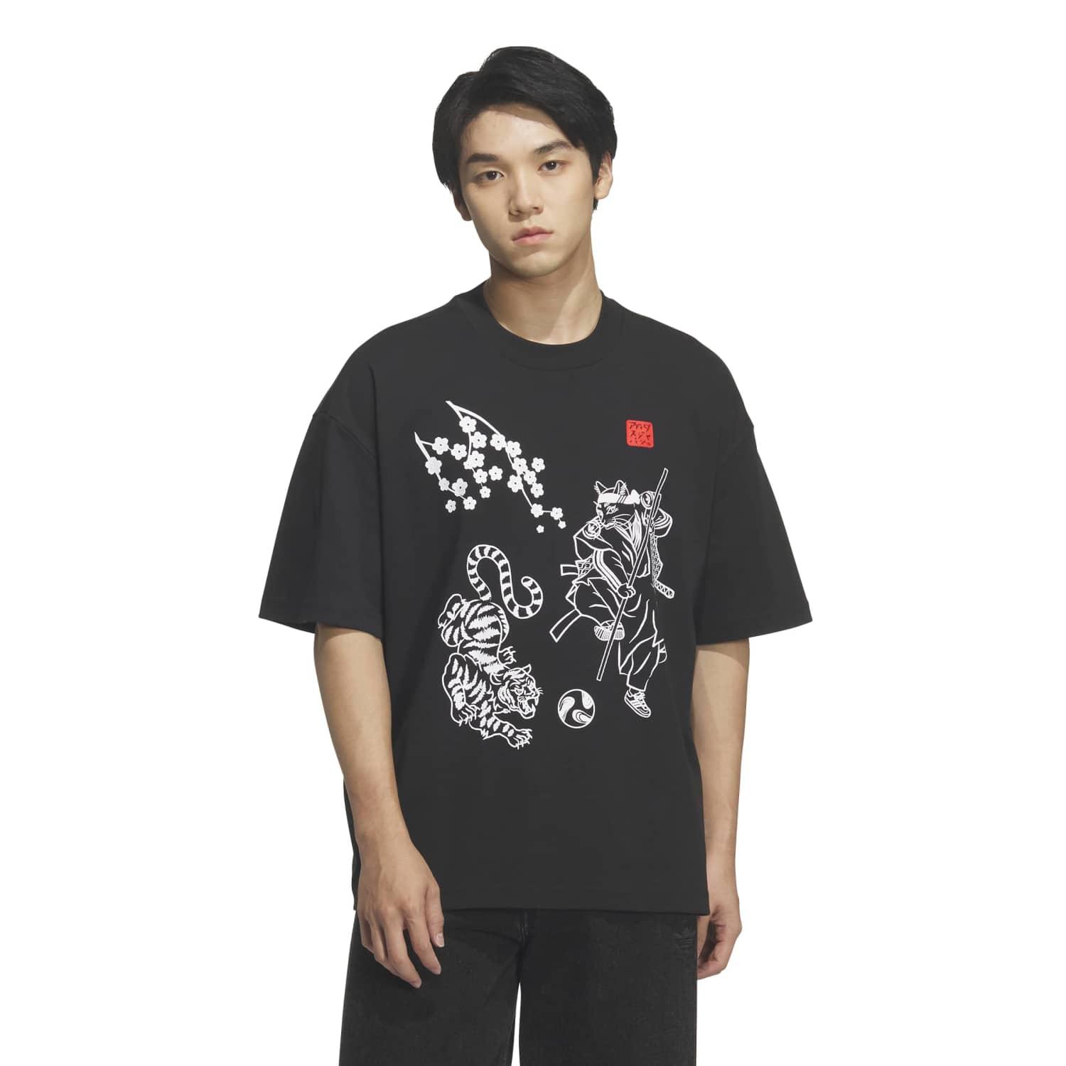 adidas】 アディダス U SAMURAI TEE ショートスリーブ KS3315 BLACK