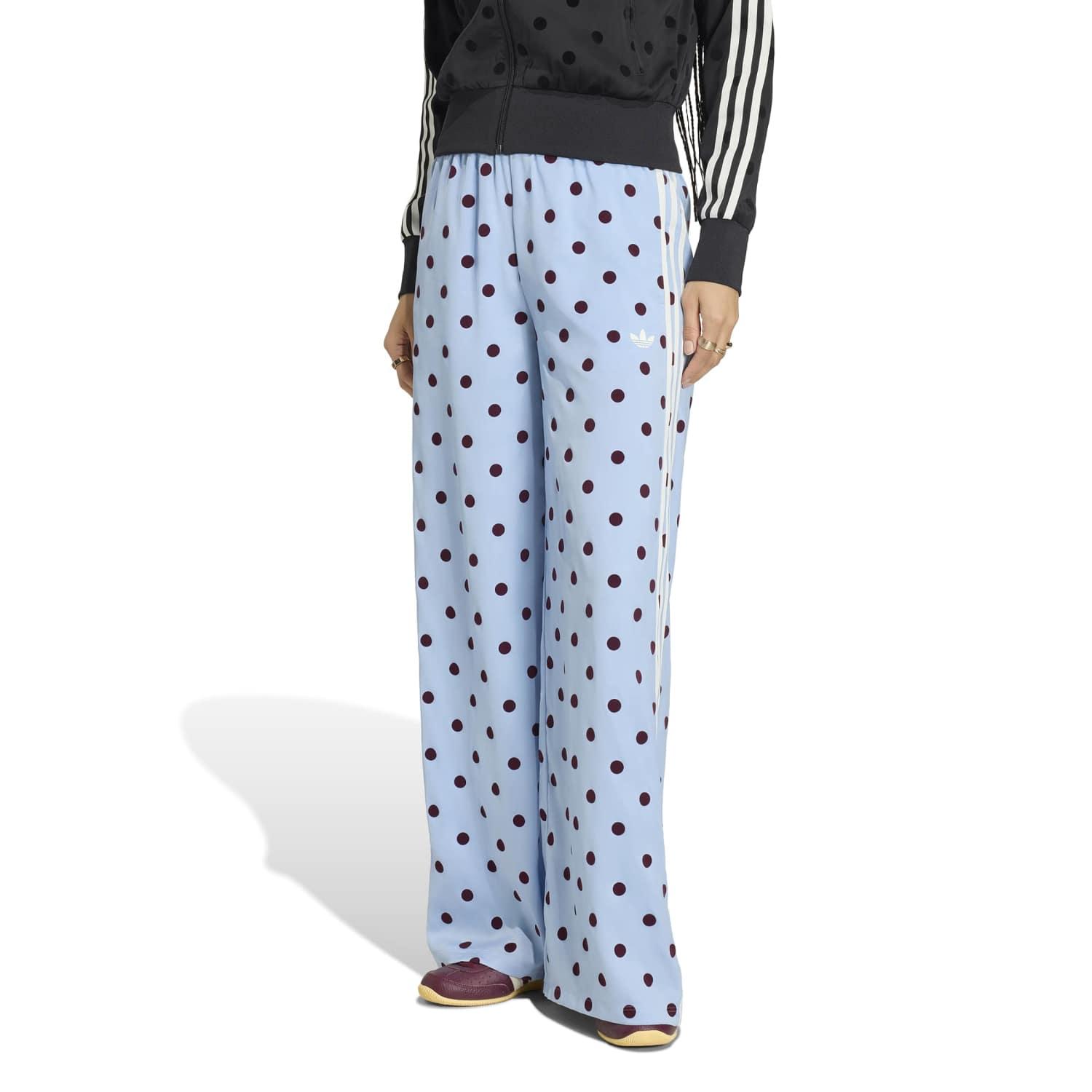 レディース 【adidas】 アディダス W WIDE LEG PANTS(POLKADOTS
