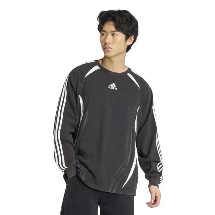 adidas �����O�X���[�u BLACK