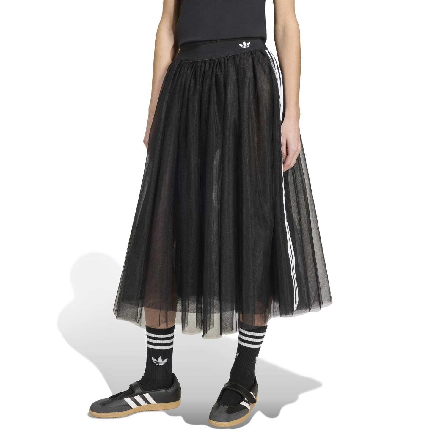 ななadidas フレアスカート 黒 32 adidas（アディダス） スカート adidas ORI BALLOON SKIRT KD0299