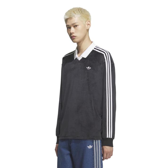adidas �����O�X���[�u BLACK