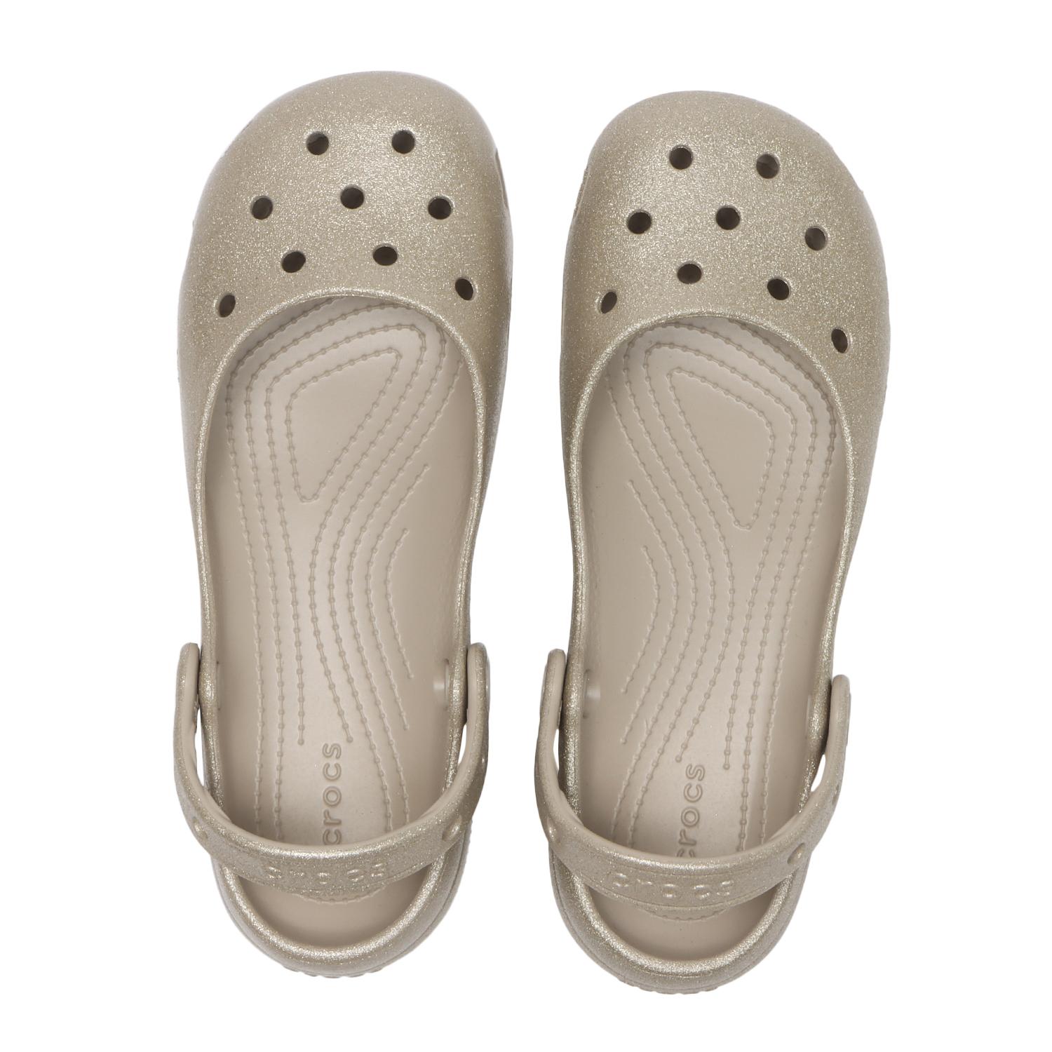 crocs】 クロックス CLS SHINE GLITTER BALLET クラシック シャイン