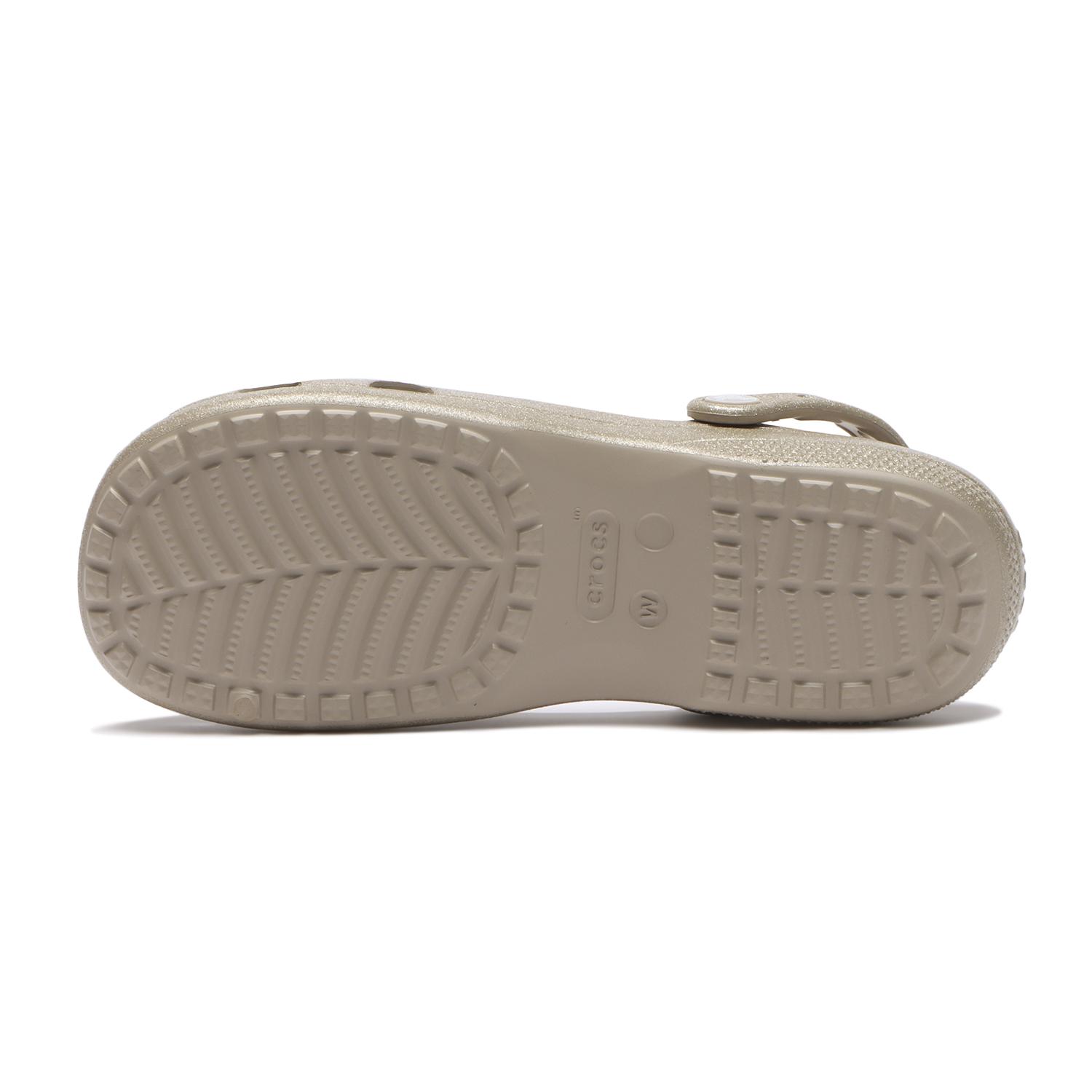 crocs】 クロックス CLS SHINE GLITTER BALLET クラシック シャイン