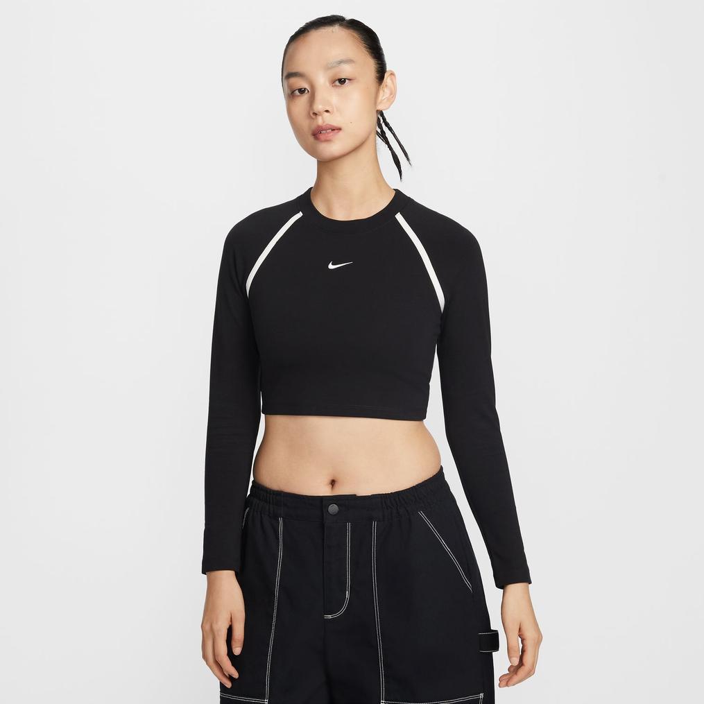  NIKE NIKE Sports Wear Tight L/S Cropped Top画像1