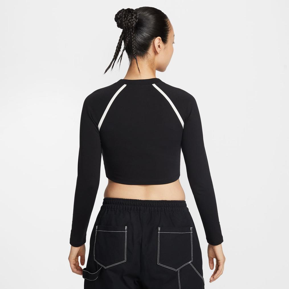  NIKE NIKE Sports Wear Tight L/S Cropped Top画像3