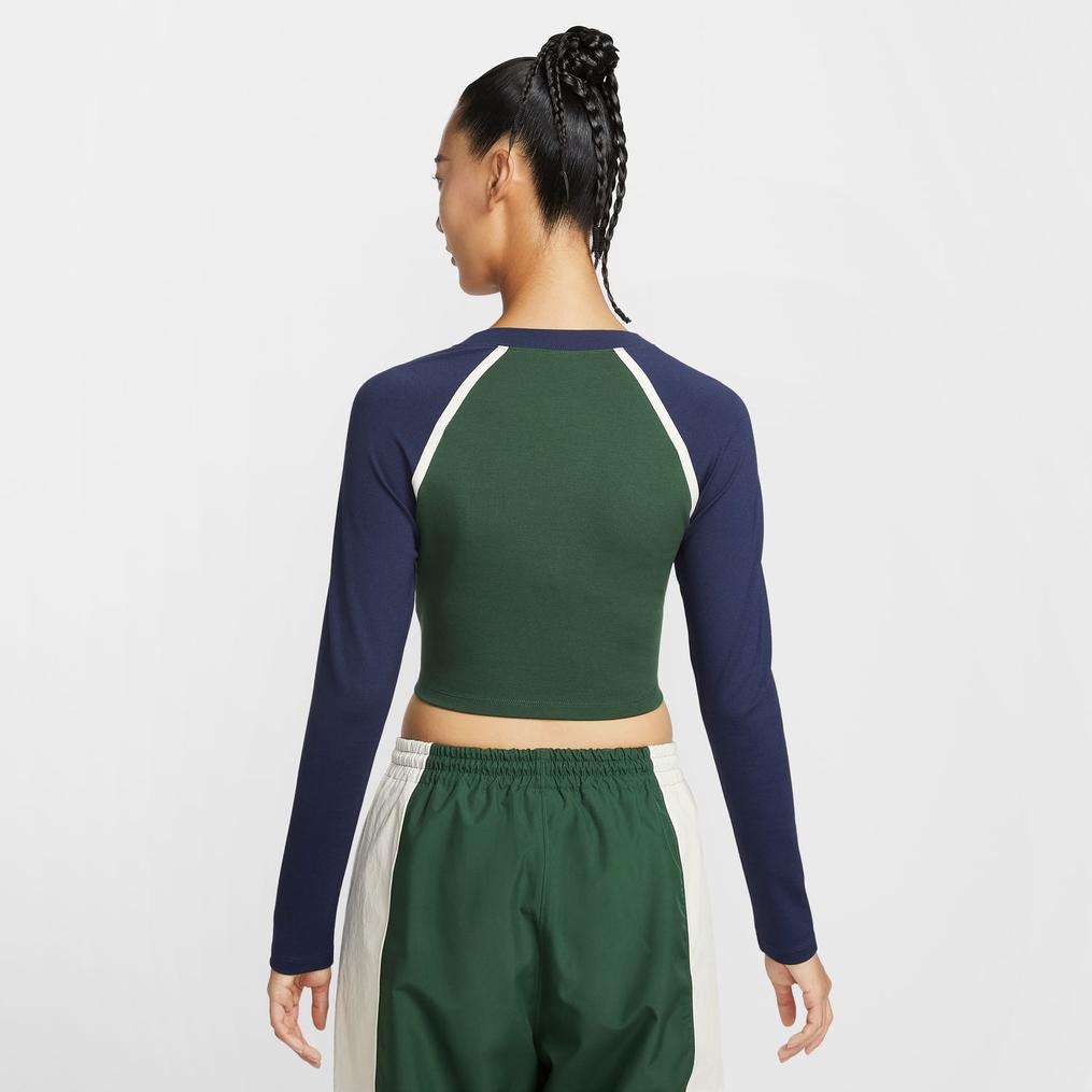  NIKE NIKE Sports Wear Tight L/S Cropped Top画像3