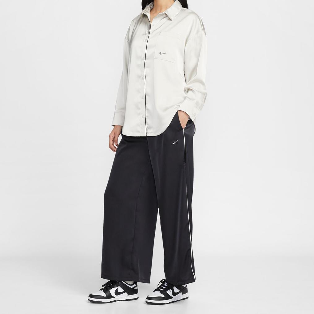  NIKE NIKE Sports Wear Loose Midrise Satin Pants画像5