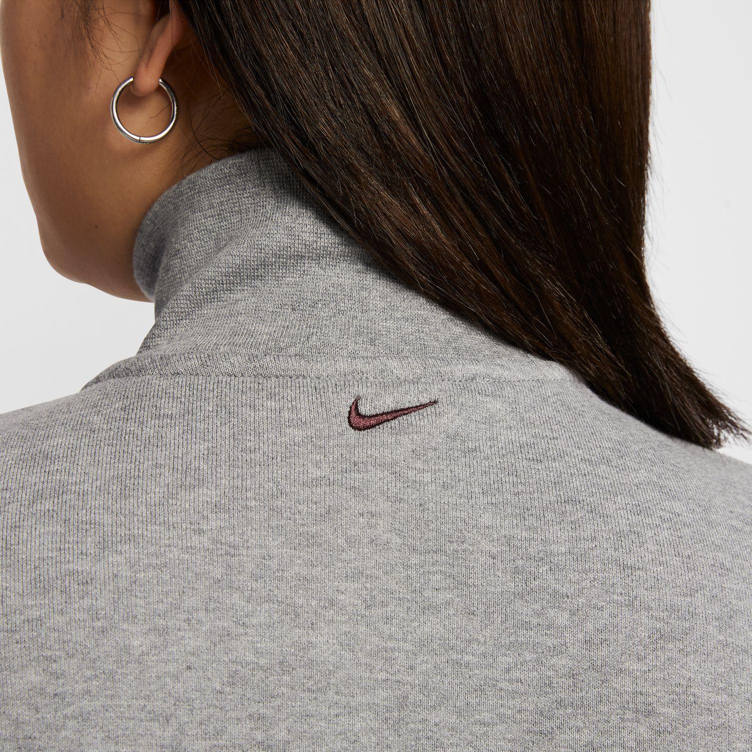 レディース 【NIKE】 ナイキ W KTMH FLC QZ CROP スウェット ハーフ
