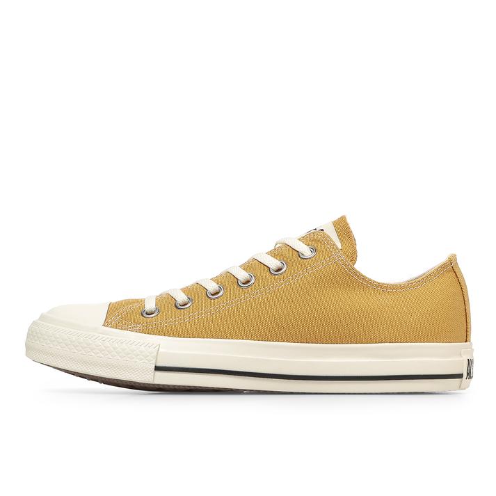 �y���������z �yCONVERSE�z �R���o�[�X AS WASHEDCANVAS OX �I�[���X�^�[ �E�H�b�V���h�L�����o�X OX 31317470 DARK YELLOW 4(23cm)