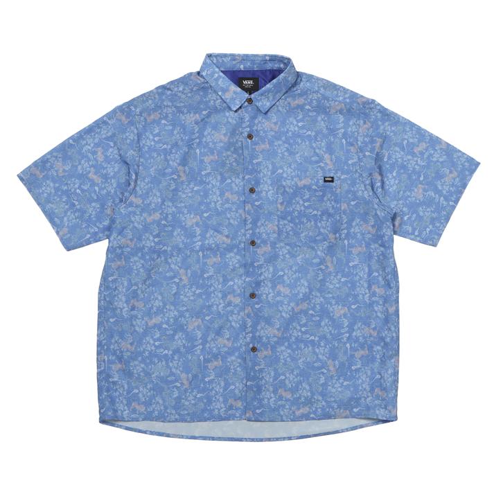 VANS �V���[�g�X���[�u BLUE