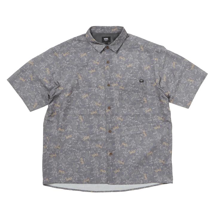 VANS �V���[�g�X���[�u BLACK
